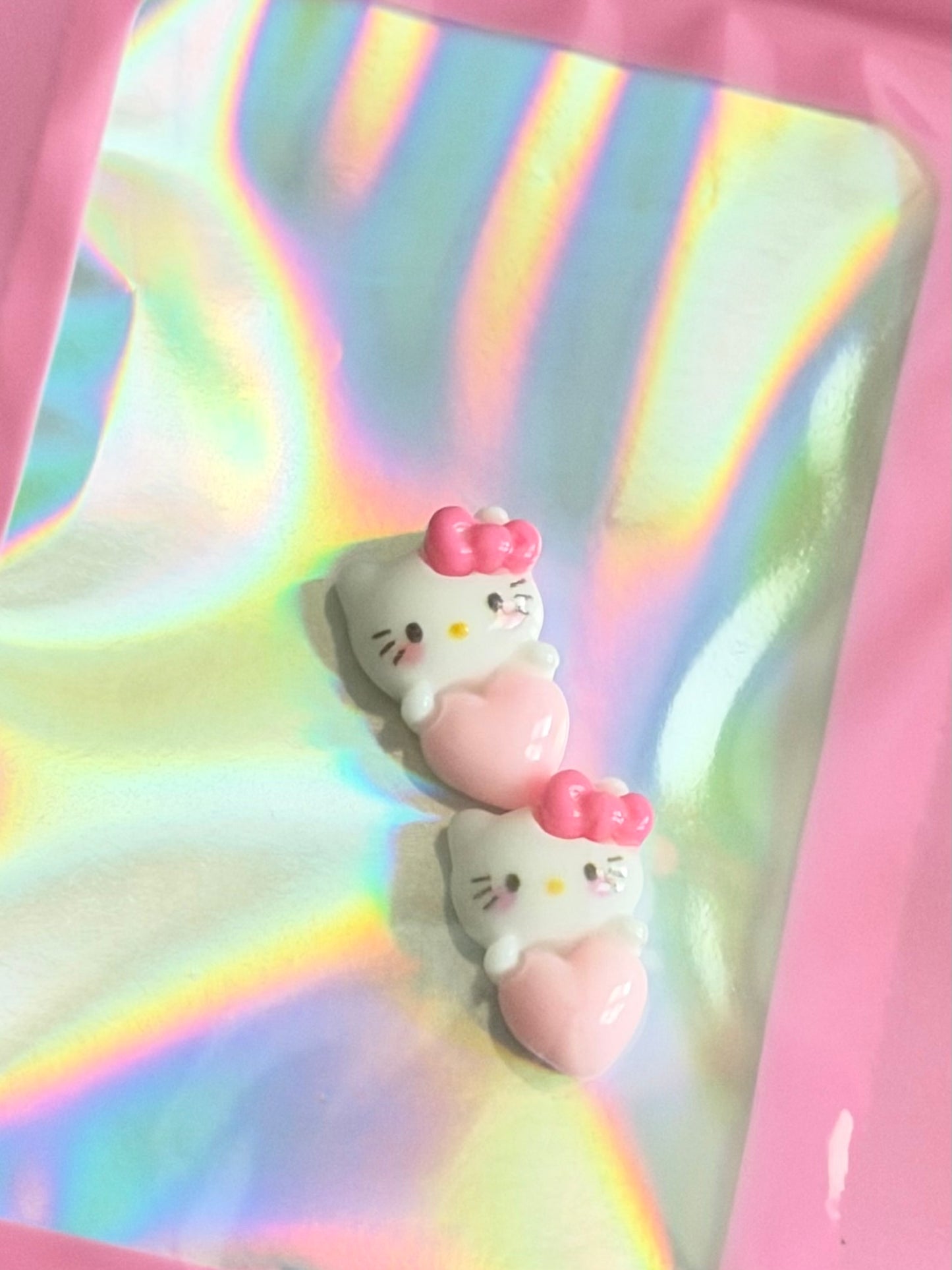 Pink Love Kitty Charm