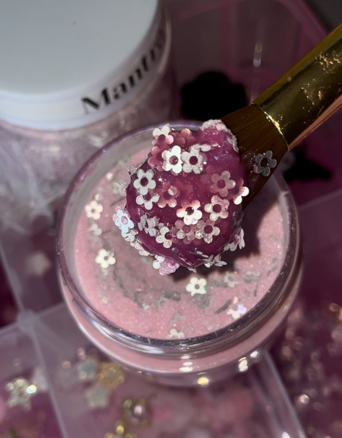 Petal Dust Floral Acrylic