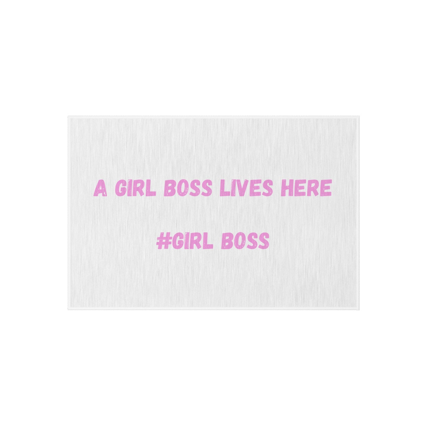 Girl Boss Outdoor Rug