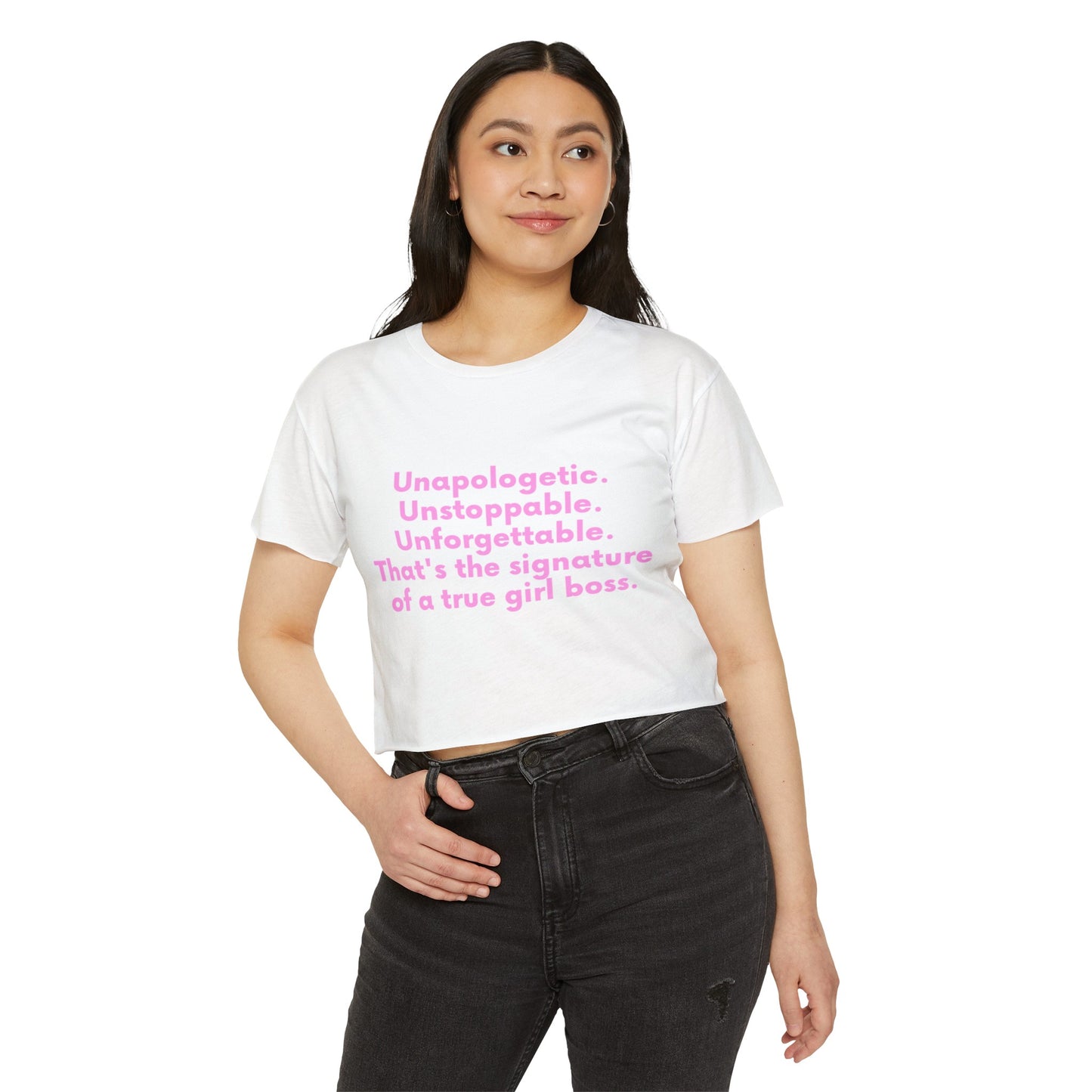 Girl Boss Crop Top