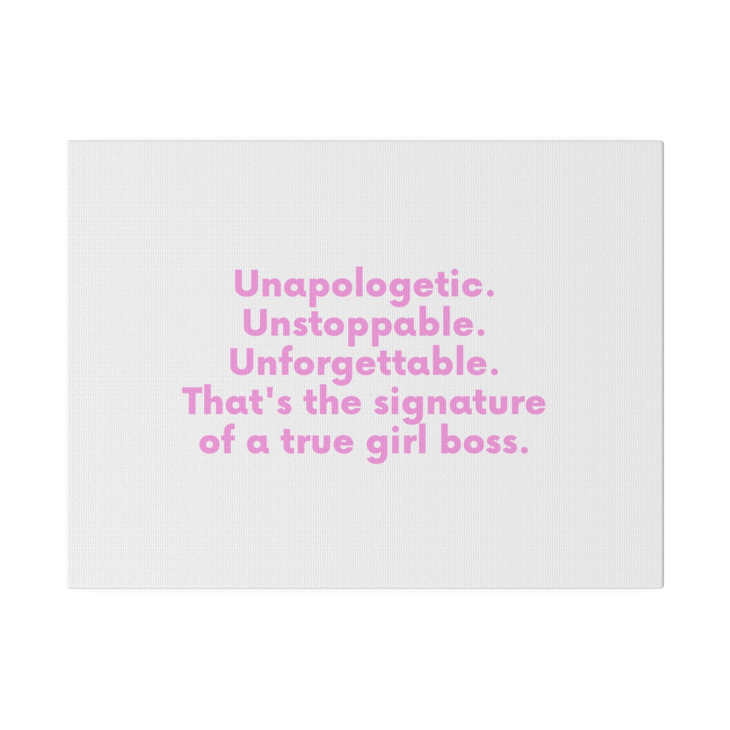 True Girl Boss Canvas