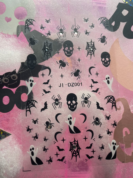 Black Widow Nail Stickers