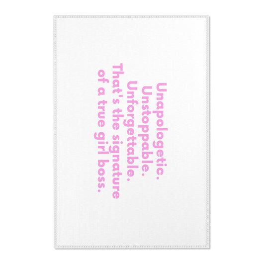 Girl Boss Area Rug