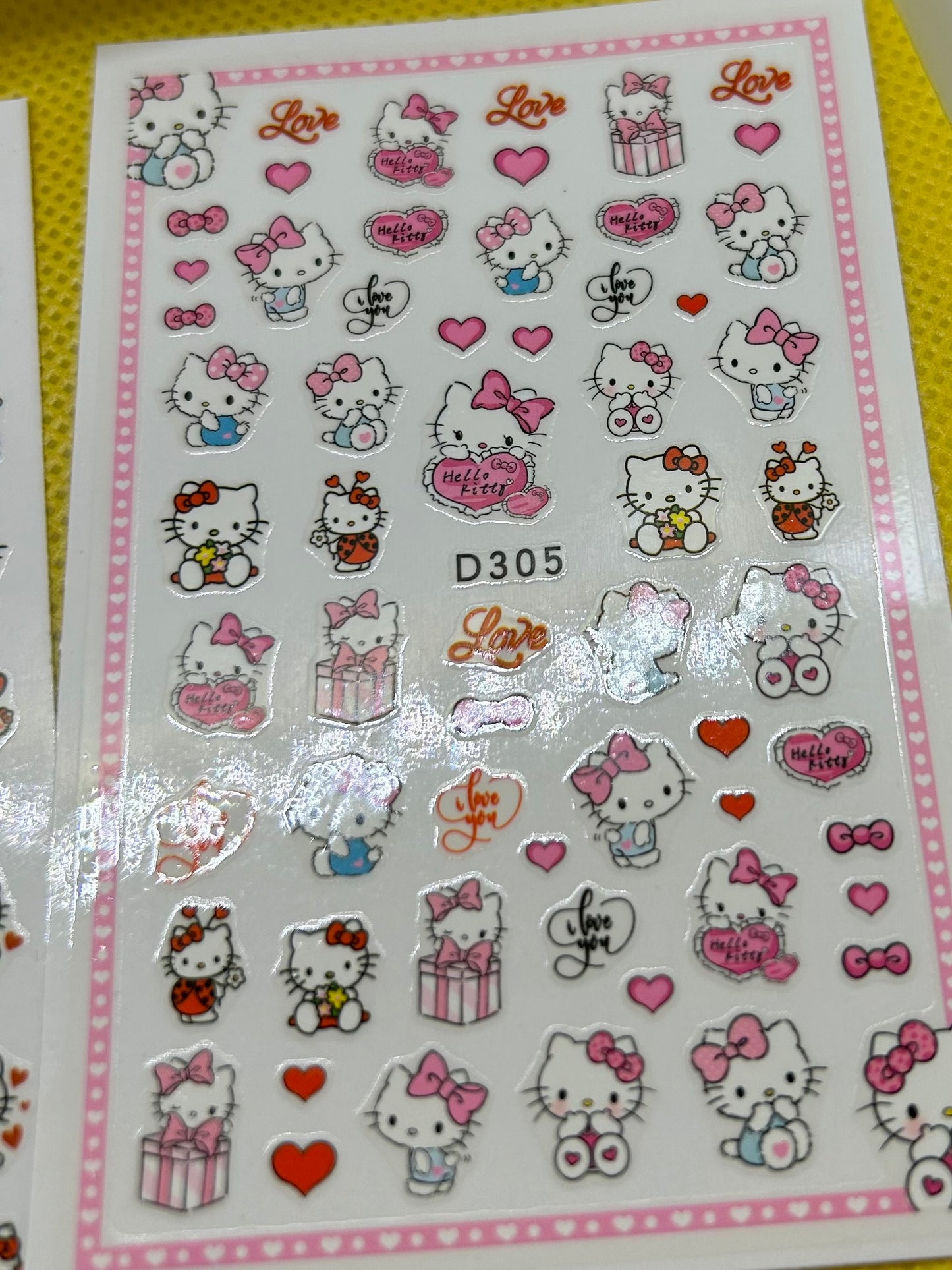 Amour Kitty Stickers