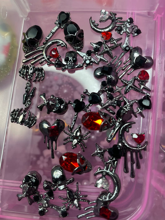 Spooky Chic Nail Charms