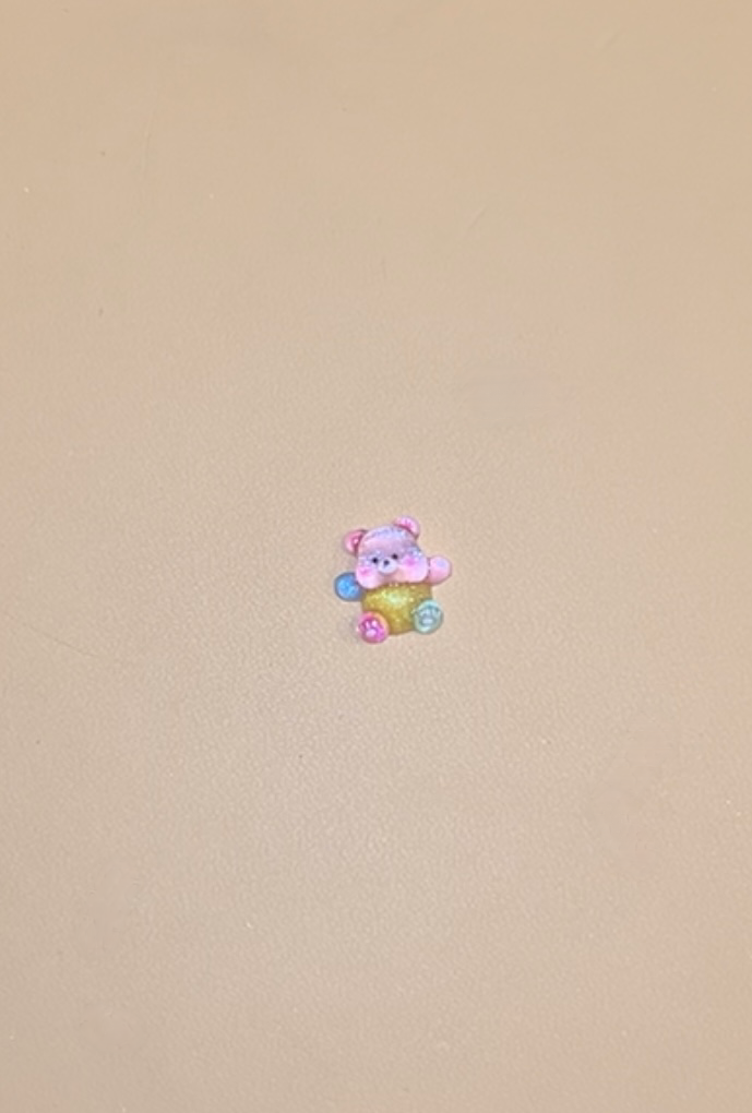 Rainbow Bear Charm