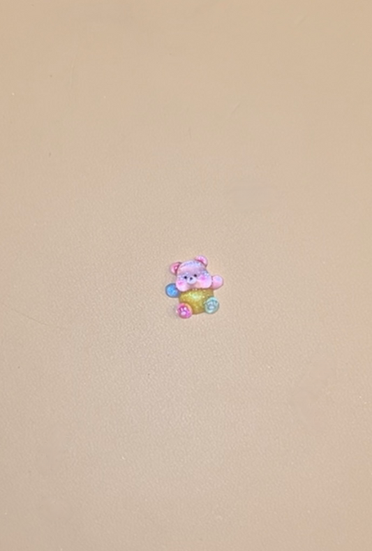 Rainbow Bear Charm