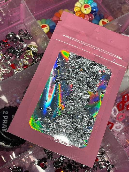 Frosted Leaf Nail Foil
