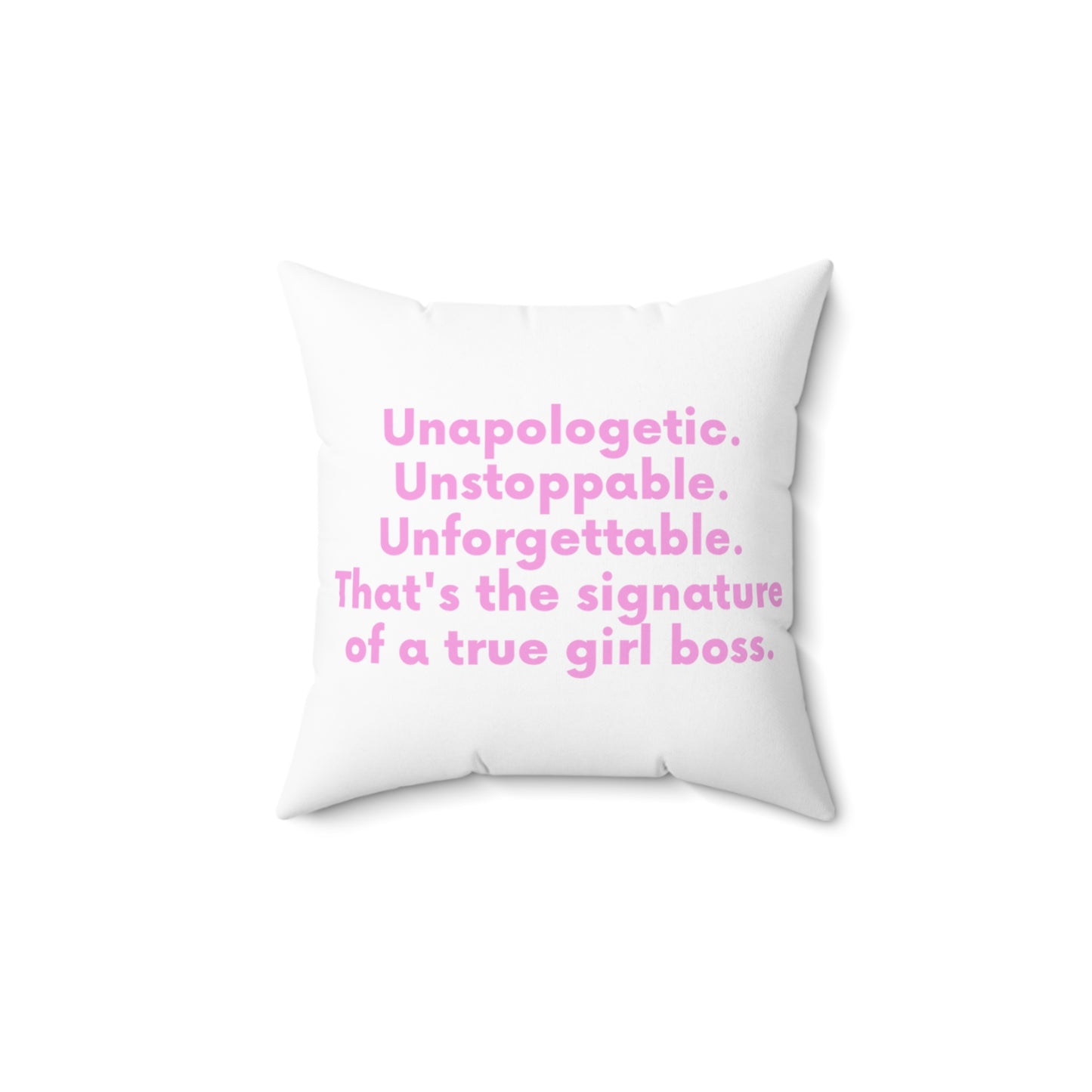 Girl Boss Pillow