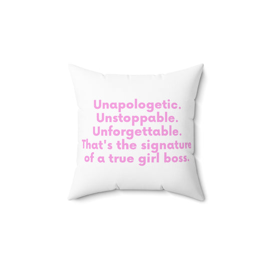 Girl Boss Pillow