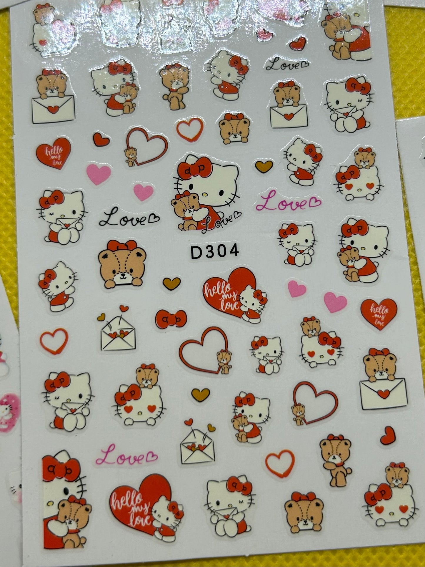 Whole Hearts Kitty Stickers