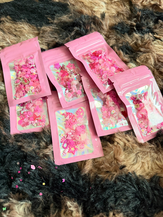 Pink on Pink Charm Bag