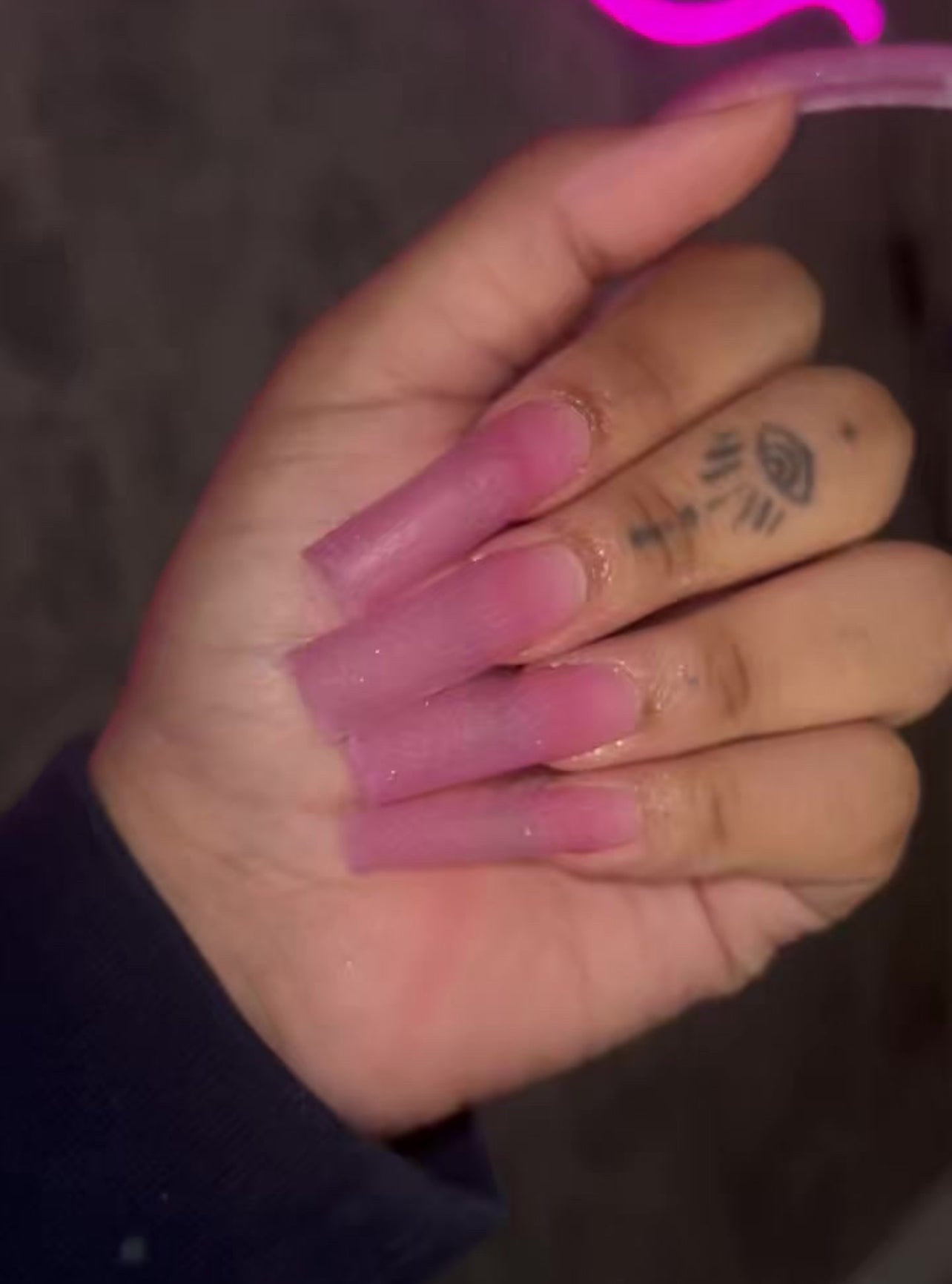 Simple Pink Acrylic