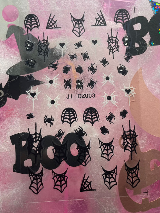 Spider Bae Nail Stickers