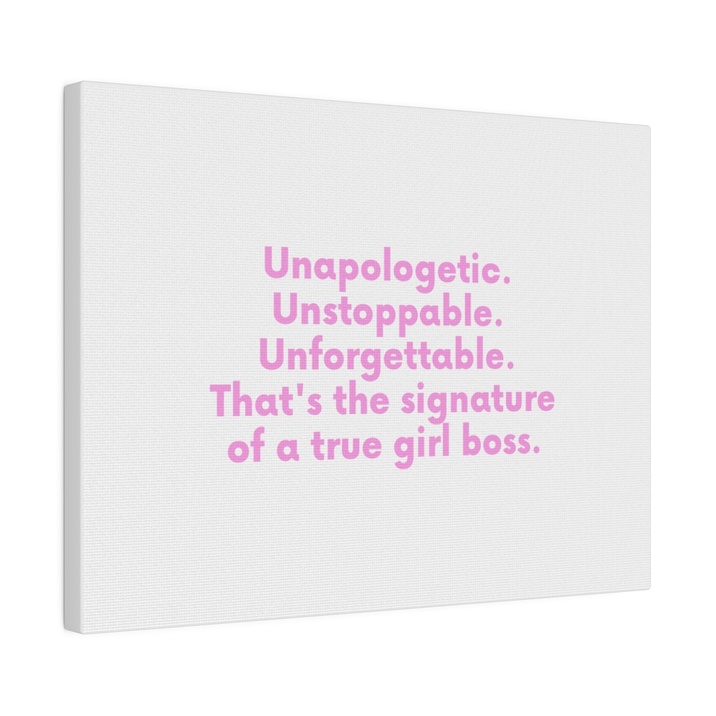 True Girl Boss Canvas