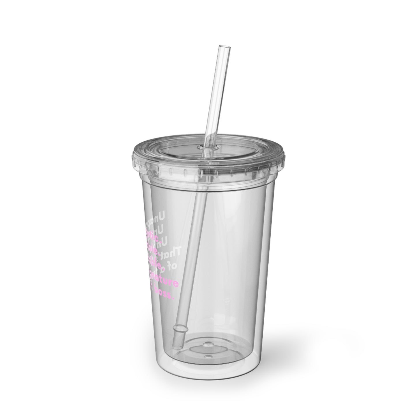 Girl Boss Acrylic Cup