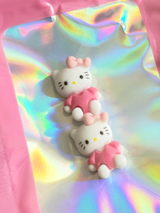 Pink Aura Kitty Charm